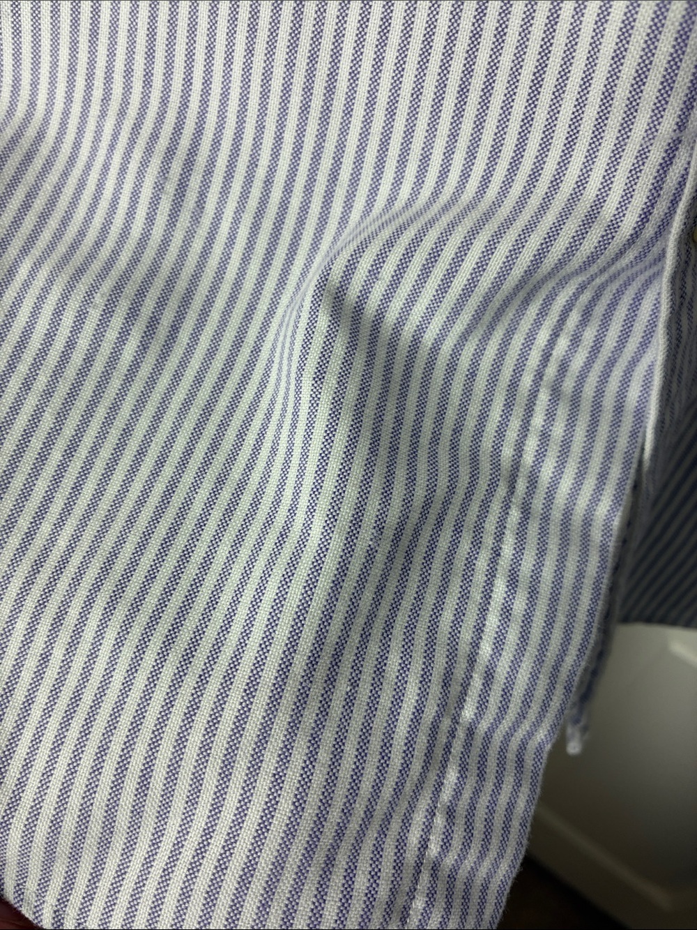 Ralph Lauren Blue and White Stripe Button-Down Shirt - Picture 10 of 10